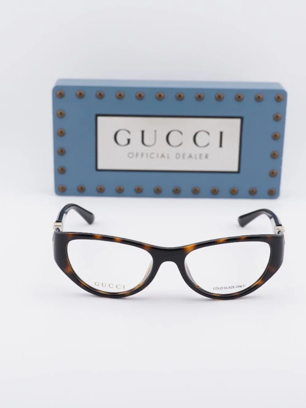 Gucci GG1825O 002 Cat Eye Eyeglasses - Havana 54mm